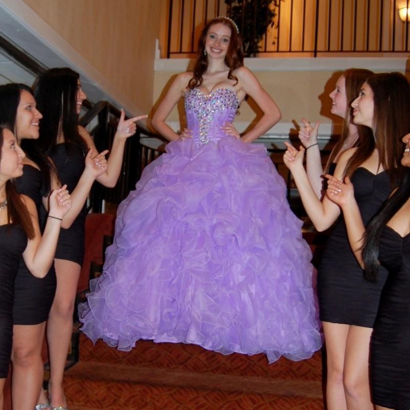 

New Sexy Purple Quinceanera Dresses 2016 Ball Gowns With Organza Ruffles Beading Sweet 16 Dress For 15 Years Prom Gowns WD255, Gold