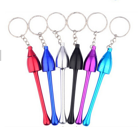 

Aluminum Keychain mushroom Tobacco pipe metal mini smoking pipe pipes smoking accessories keychains key chain