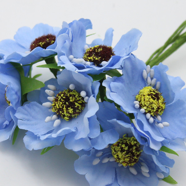 Wholesale High Quality Silk Poppies Camellia Big 5cm Artificial Flowers Corn Poppy Hand Made
