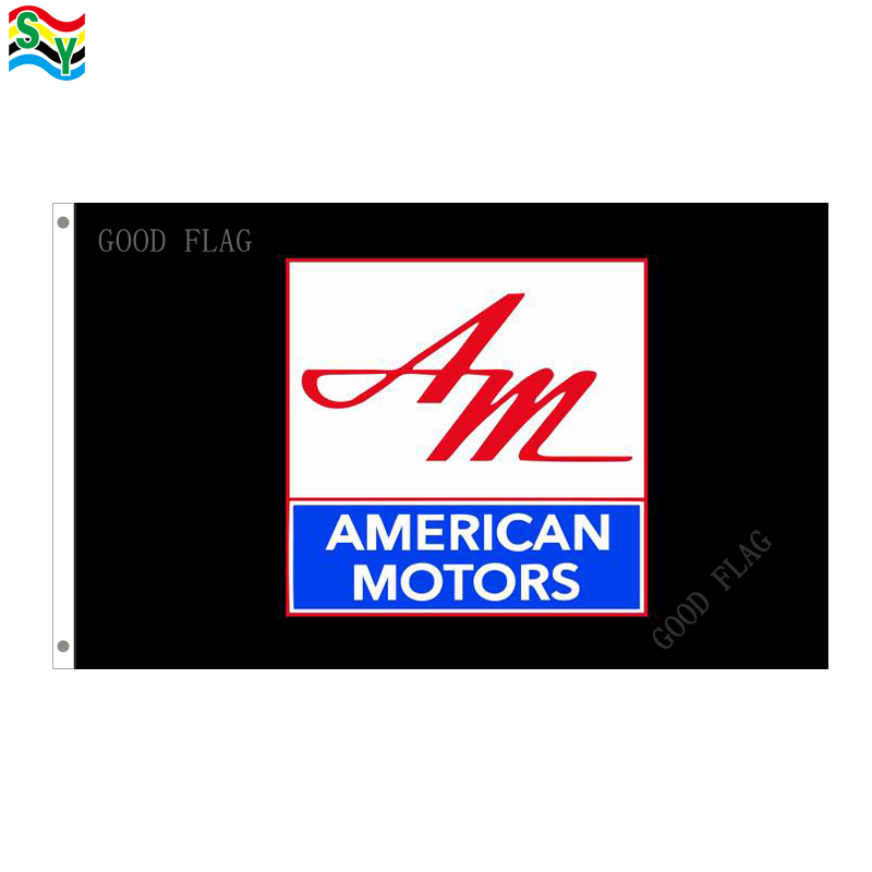 

American motors flags banner Size 3x5FT 90*150cm with metal grommet,Outdoor Flag