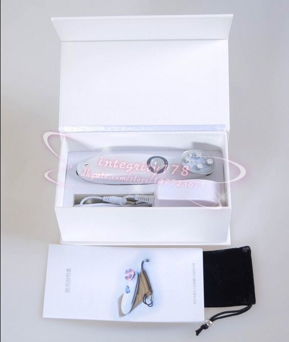 

Facial Care Time Master Device with LED Light therapy, RF & Electroporation for Skin Toning Anti Age Anti-Wrinkle Skin Nursing