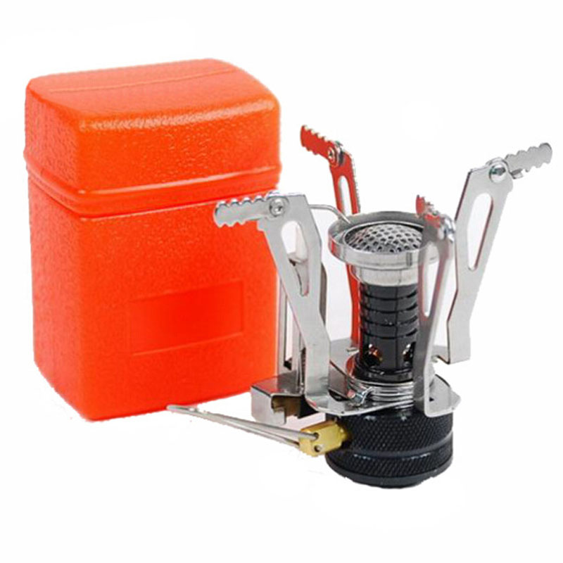 

Outdoor Picnic BBQ Burner Stove Camping Gas Stoves Portable Folding Mini Burner Electronic Ignition with Box for Sale
