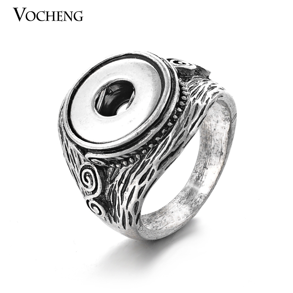 

NOOSA Chunks jewelry 12mm Vintage Button Ring Interchangeable Jewelry Ginger Snap Ring (VH-004)