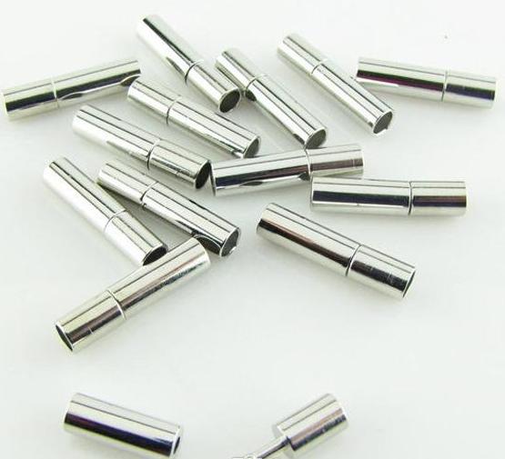 

Stainless Steel Bayonet Clasps For 3mm Leather Cord 100pcs/lot