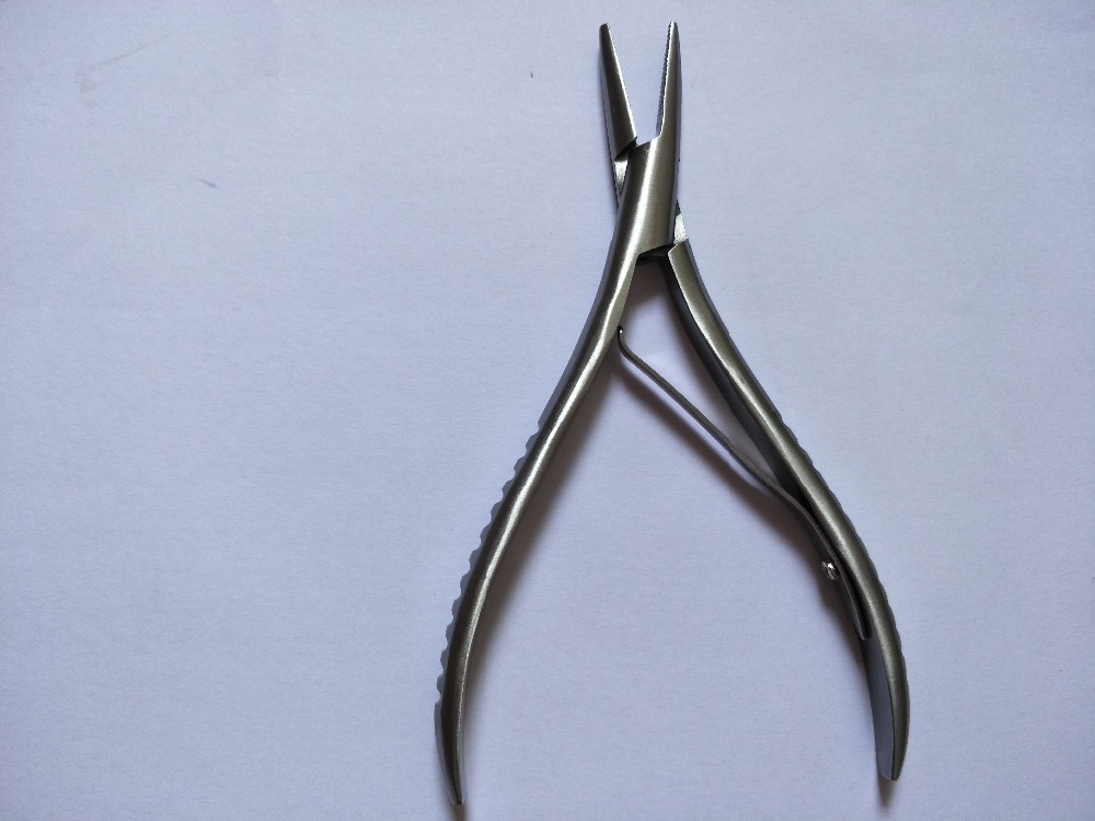 

Stainless Steel Fusion Hair pliers Saw tooth Hair Extension Pliers Install & Remove Micro Links Kits