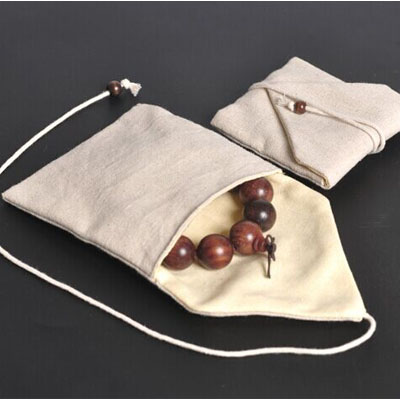 

Luxury Jewelry Cottom Linen Gift Packaging Bag Bangle Bracelets Necklace Holder Pouch Sack