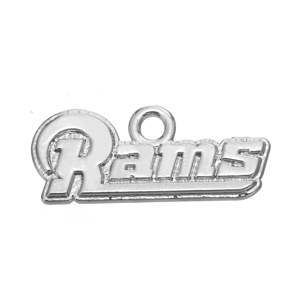 Livraison gratuite nouvelle mode facile à bricoler 20 pièces béliers breloques sportives pour les fans fabrication de bijoux pour collier ou brac