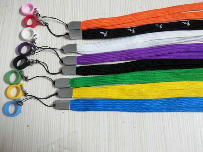 

Electronic Cigarettes EGO Lanyards with Silicone Ring E-cigarettes Colorful Necklace Fit Evod ego ce4 ce5 Vivi Nova Protank E cigares Rope