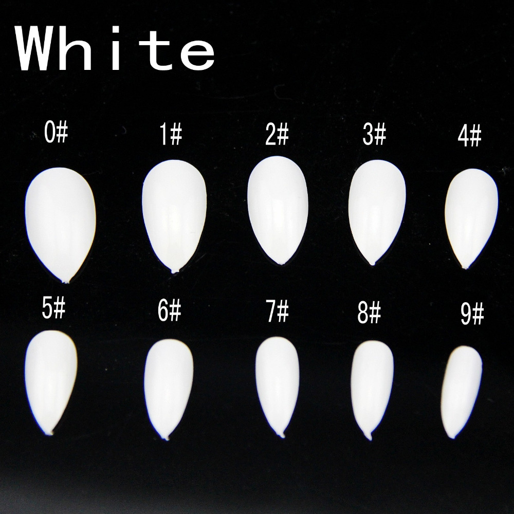 

Wholesale-2015 Hot Selling 100pcs Natural Beige/White/Clear sharp Artificial Nails & Tips stiletto acrylic Full Cover Nails Art PS99W