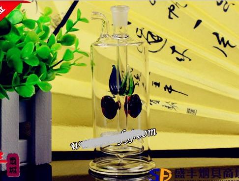 

Free shipping wholesale Hookah - Hookah glass sand core [47 # flower pot muted color random delivery