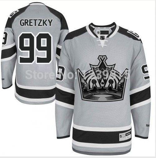 

2016 New, Men's Los Angeles LA Kings Hockey Jerseys #99 Wayne Gretzky Jersey Silver Ash Grey 2014 Stadium Series Stitched Jerseys