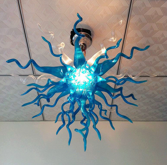 

100% Mouth Blown CE UL Borosilicate Murano Glass Dale Chihuly Art Hanging Lamp Classical European Chandelier