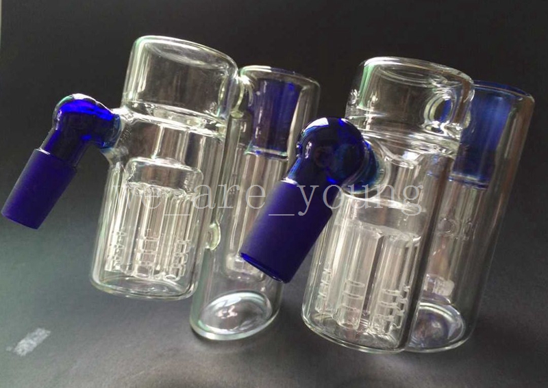 

Showerhead Ash Catcher Double Chamber with 7 Arm tree perc Ashcatcher for Glass Bongs Glass smoking accessories