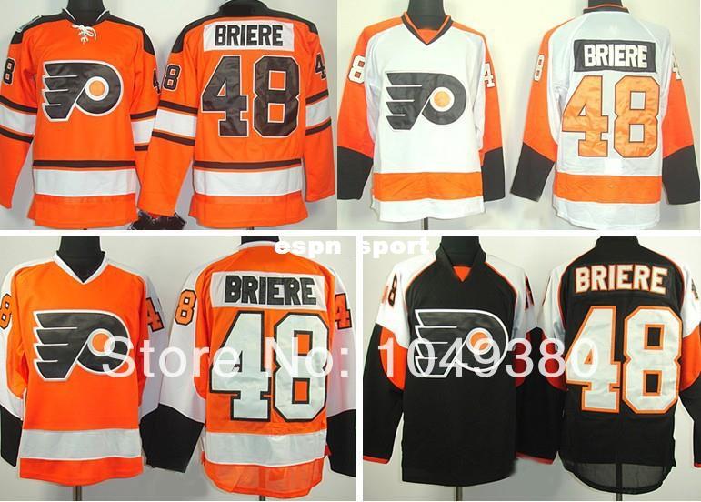 

2016 New, Fashion-Philadelphia Flyers Ice Hockey Jerseys #48 Danny Briere Jersey Orange Winter Classic Black White Cheap Stitched Free