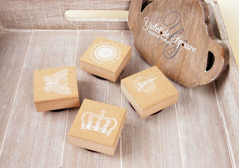 

Vintage Lace Series Stamp Butterfly/Tower/Crown DIY Gift Stamps, As the pic show