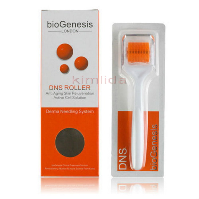 

DNS titanium biogenesis Microneedle Derma Roller 200 needles DNS Derma Rolling System For Skin Care Various Size