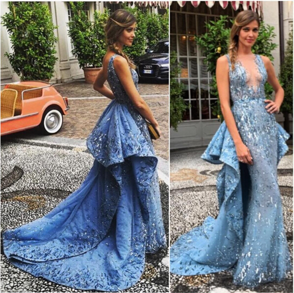 denim evening gowns
