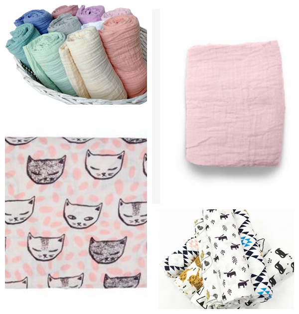 

KKA3356 Muslin Cotton Swaddle 120CM Newborn Swaddling wrap Baby Bedding Newborn Robes Quilt Photo Prop Wraps Nursery Bedding KKA3356, As pic
