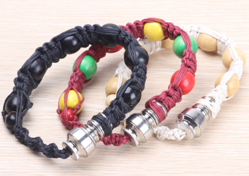 

Smokewear Bracelet Stealth Smoking Hand Pipe Stash Pipes Portable Herbal Vaporizer Wrist Hookah Click N Vape