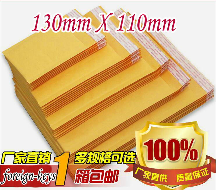 

2015 Factory sales Bubble Mailers Padded Envelopes Bags KRAFT BUBBLE MAILERS MAILING ENVELOPE BAG 100mm X 130mm