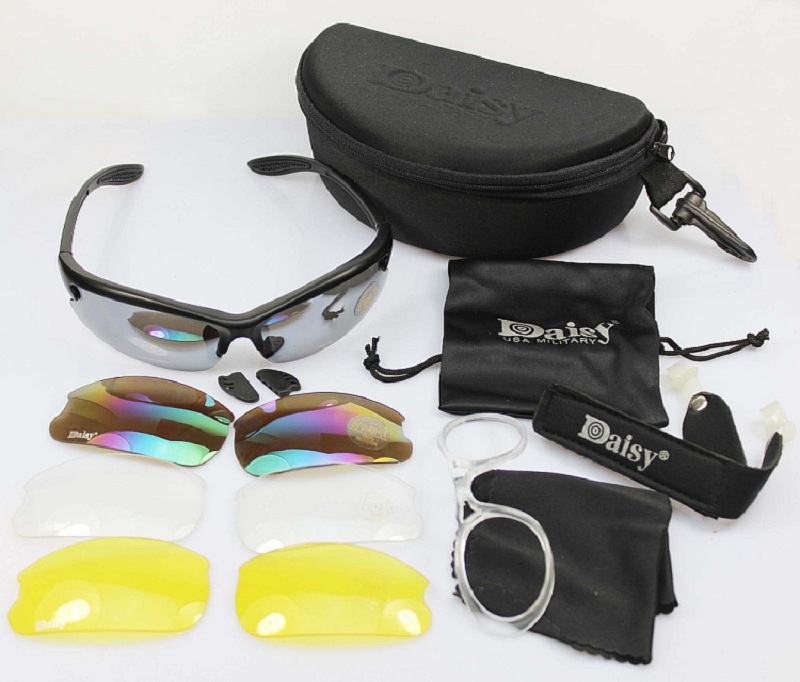 

Daisy C3 Desert Storm Sun Glasses Goggles Tactical eye Protective UV400 Glasses 1pcs in retail box Free shipping, Black