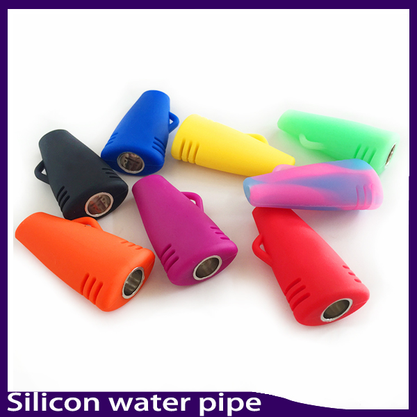 

miniPortable Silicone Water Pipe for Dry Herb 2 inches Spoon hand pipe Tobacco Pipe Glass Bong Hookah vs twisty glass blunt 0266153-01