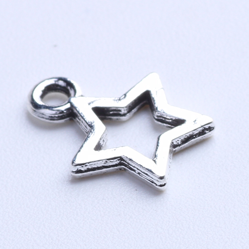 

DIY silver/copper retro Five-pointed Star Charms Pendant Manufacture jewelry pendant fit Necklace or Bracelets charm 2500pcs/lot 1012x