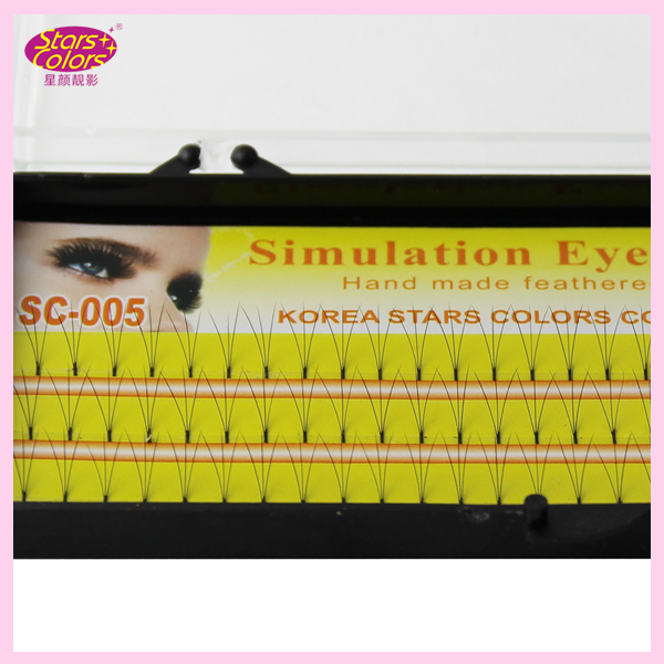 

3 flares Makeup Eyelash 0.10mm C Curl 8/10/12mm natural false eyelashes Long Fake eye lashes Individual Eyelashes Extension