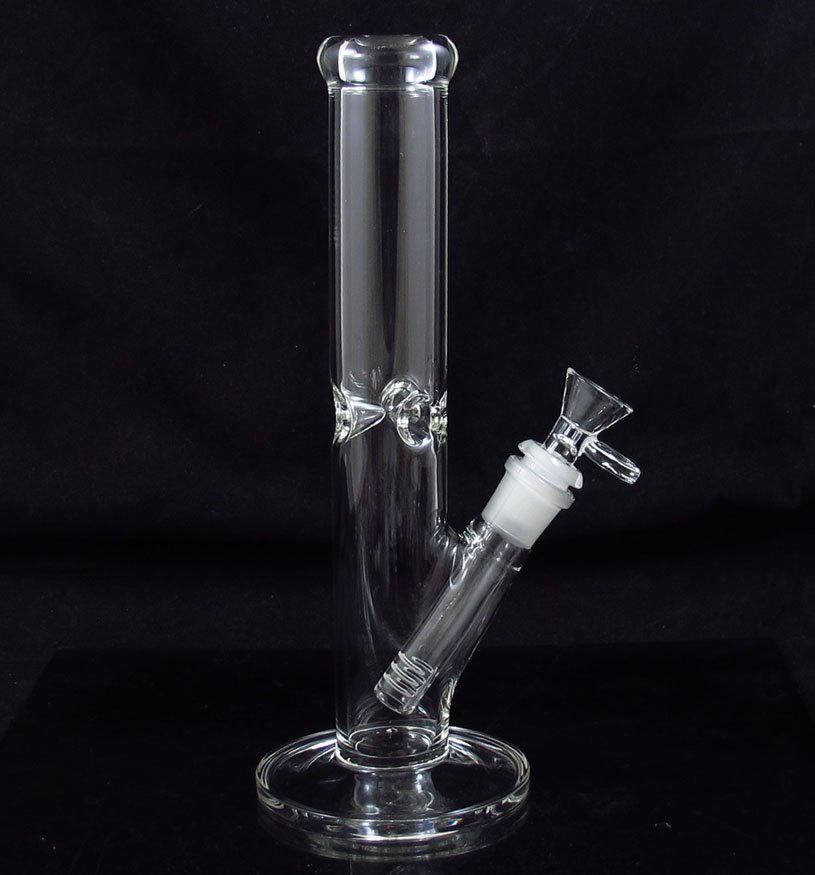 

10 inch straight beaker tube base Glass water pipes smoking smoke bong for dry herb wholesale YQ-2285
