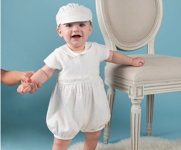 New Baby Boy Toddler Christening Baptsim Suit Gown XS-4T New born-4 years old