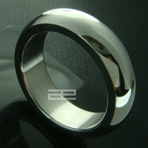 

tungsten tone mens stainless steel cool ring 7mm width ring r79 sz q s u w