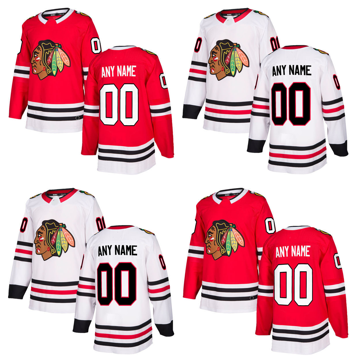 Wholesale Custom Chicago Blackhawks 