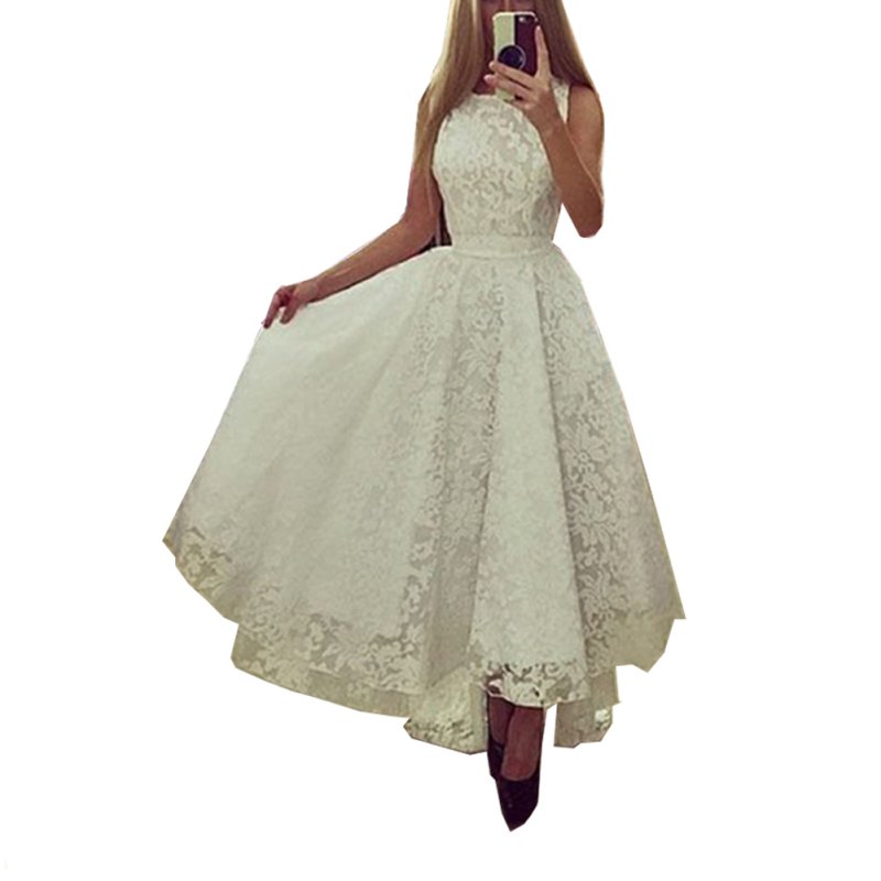 

Wholesale-Sexy Dress Evening Party Long Lace Maxi Dresses Ballgowns Free Shipping, White