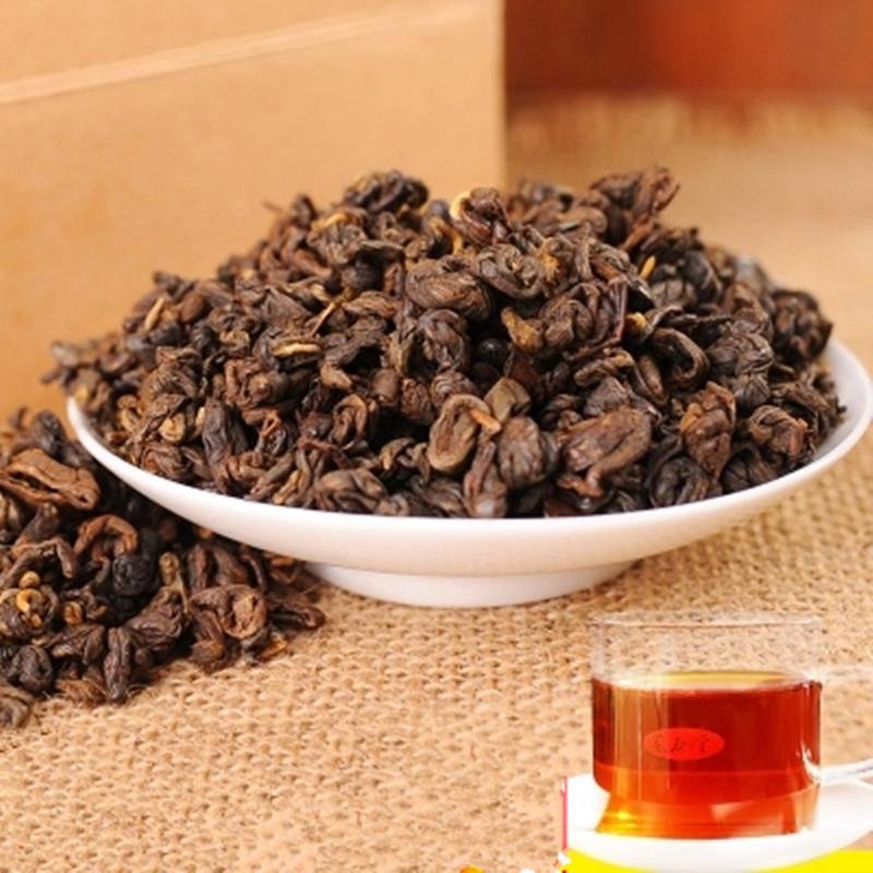 

Preferred 500g Yunnan Fengqing Dianhong Black Tea In Bulk Cooked Red Biluo Tea Factory Direct Sales