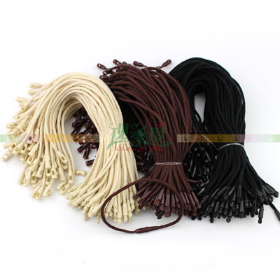 

1000 pcs String Loop Lock with button Cord Fastener and Plastic Bullet Head Snap Lock to Seal for Hang Tag Tag seal
