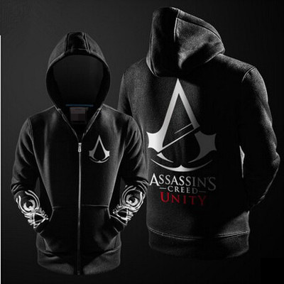 

Wholesale- New Assassins Creed Design Syndicate Assassin's Creed Hoodies for Unisex Hooded Sweatshirt, Black02