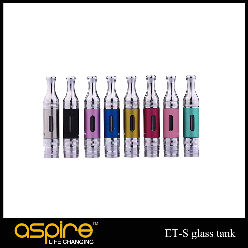 

New design Aspire ET-S glass version BDC/BVC tank bottom dual coil atomizer 3.0mL