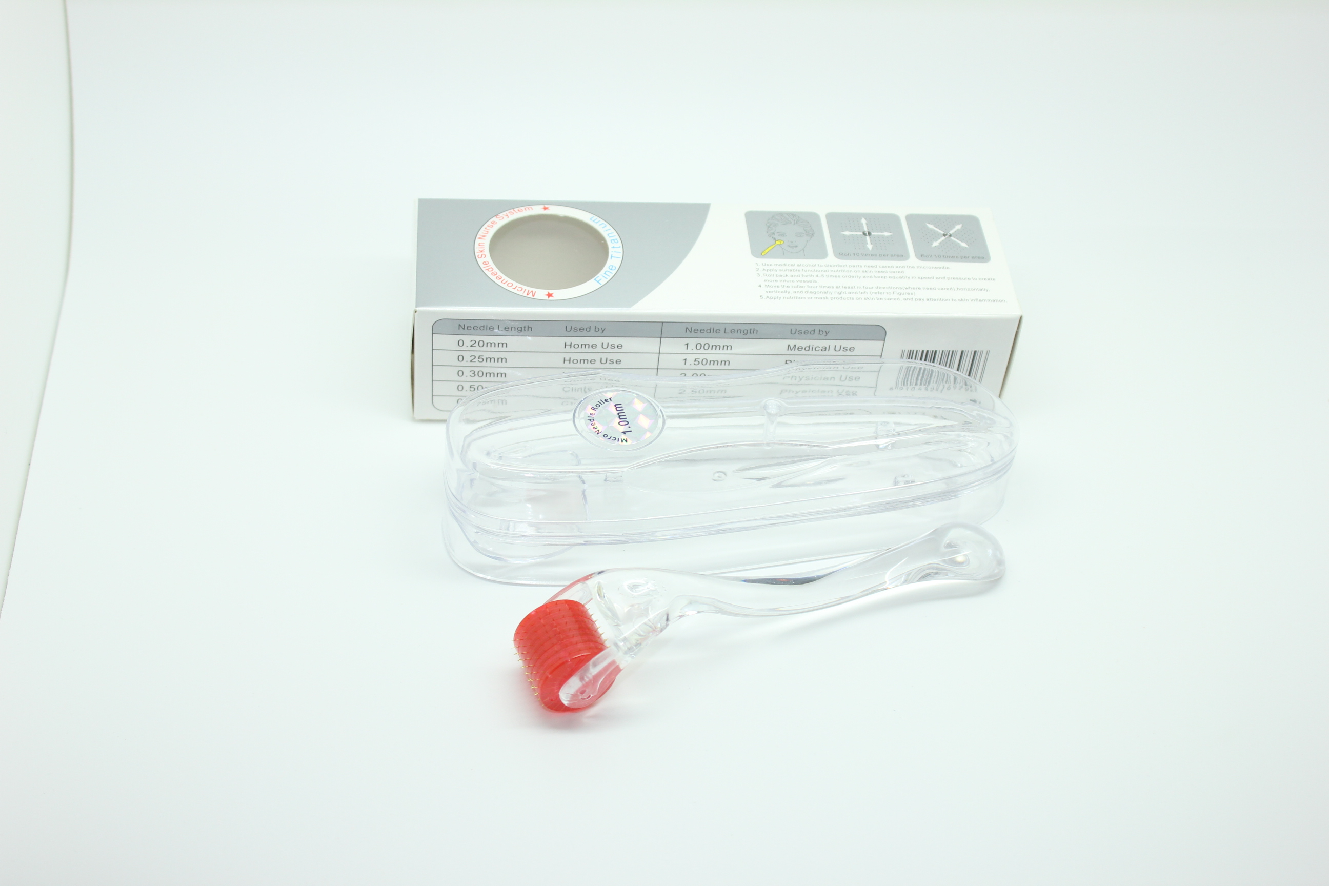 

J192 Titanium derma roller home use derma pen 192 needles ACCEPT private label OEM