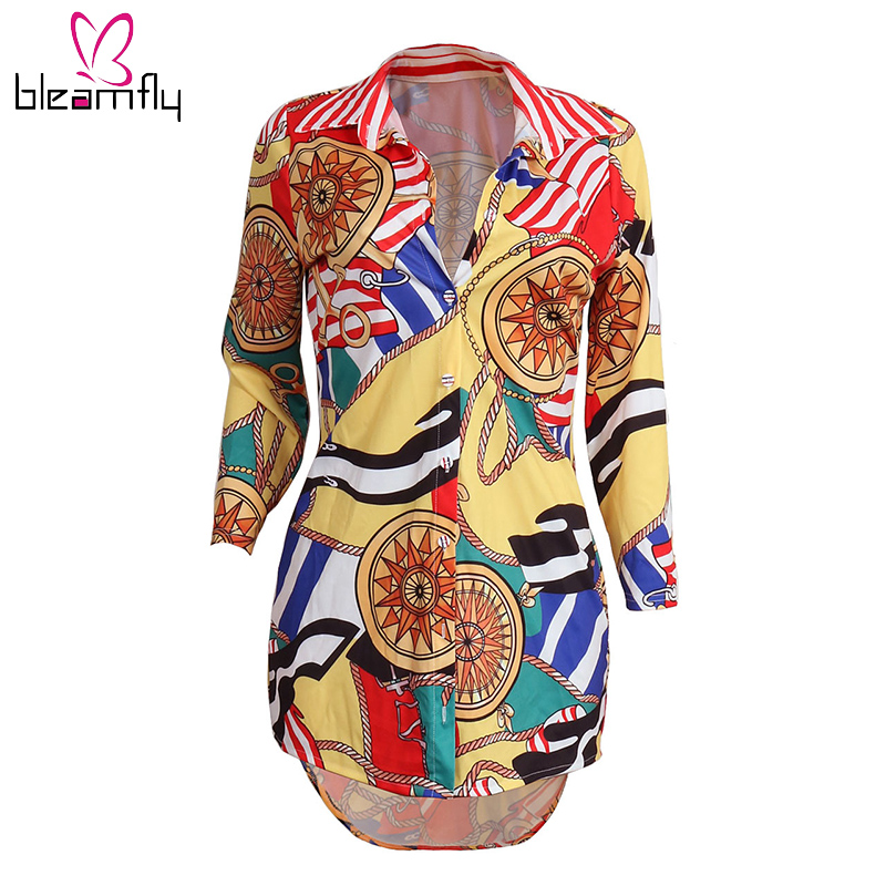 

x201711 Autumn Women Tunic Tops Sexy V-Neck Elegant Shirt Floral Print Blouses & Shirts Ladies Casual Long Sleeve Vintage Boho Tops, Beige