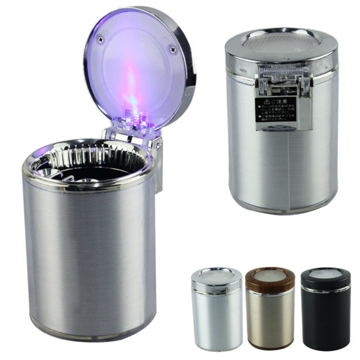 

SPLENDID Movable Ashtray Car LED Light Ashtray Auto Travel Cigarette Ash Holder Cup free shipping TY1098