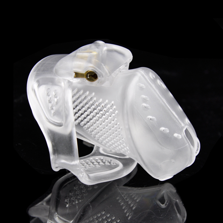 

Doctor Mona Lisa - New Arrival Male Perforated Design Short Chastity Cage Device Belt with Three Rings Two Kinds Locks Kit Bondage SM Toys