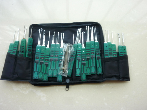 

32 Pieces Locksmith tools KLom Lock Pick Tools Set broken key tools Lock Pick Set Lock Opener Free shipping
