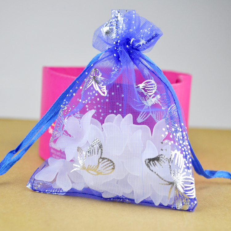

Beautiful Gift Organza Bags Multi Colors Drawstring Pouches Wedding Gift Jewelry Bags Christmas Gift Packaging SK616
