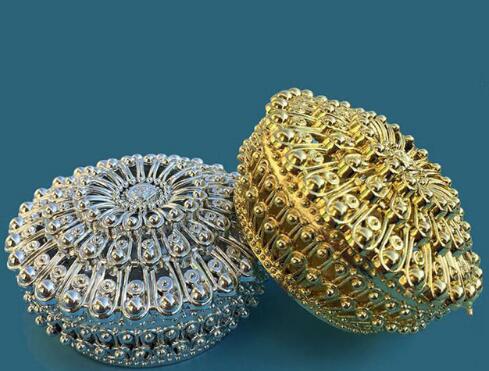 

Golden Silver Treasure Chest Box Wedding Favor Party Reception Candy Package Party Supplies