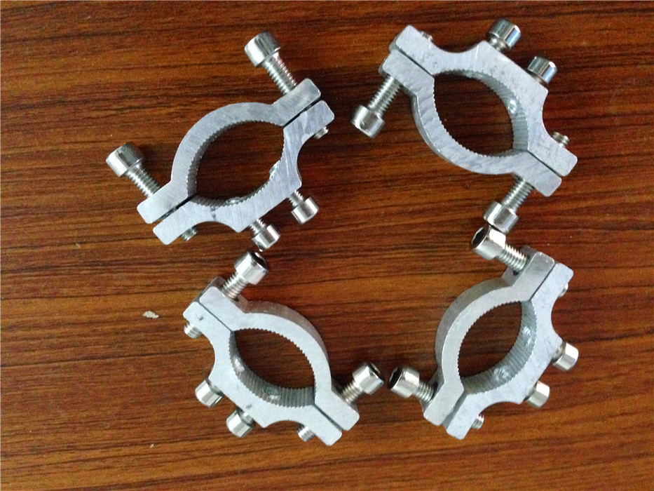 For Electric motorcycle LED lights modified car parts bumper faucet fixed bearing 36mm360 degree pipe clamp-image-240478298
