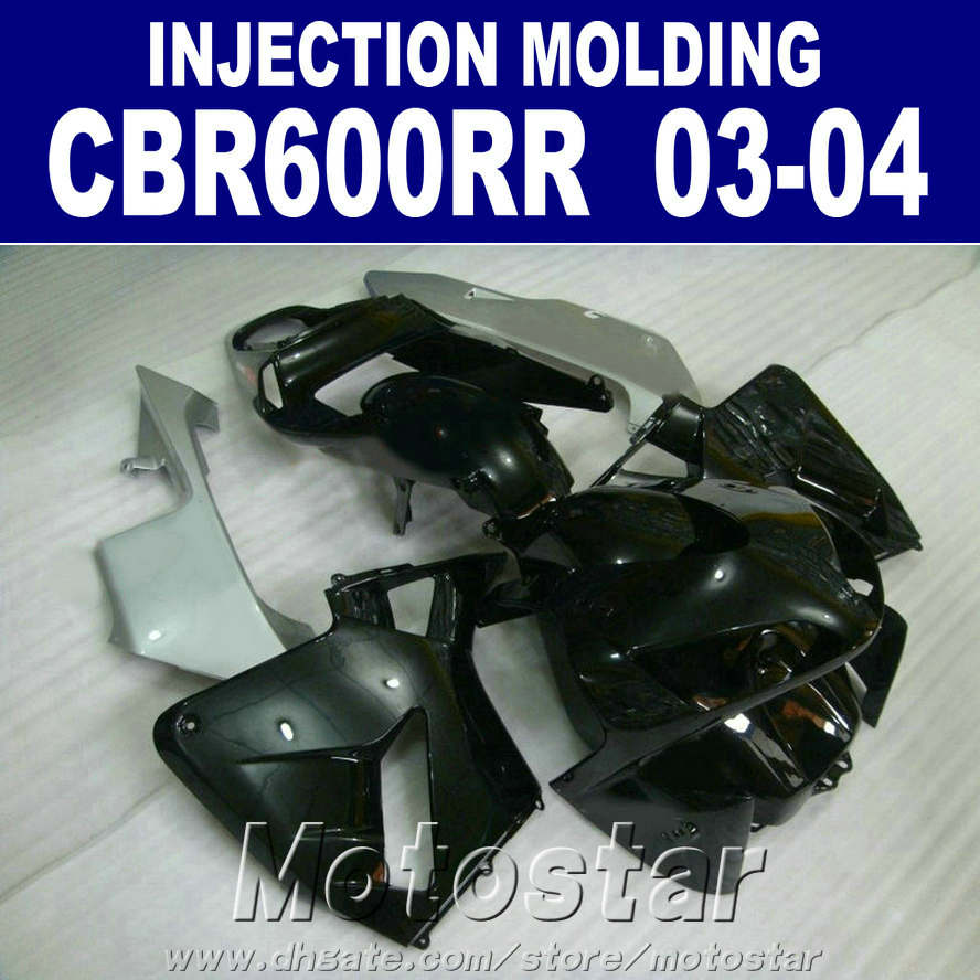

good 100injection molding for honda cbr 600rr fairing 2003 2004 black cbr600rr 03 04 body repair parts 7gifts yawa, Same as picture