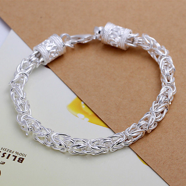 

Hot sale best gift 925 silver New leader Bracelet - Men DFMCH096,brand new fashion 925 sterling silver plated Chain link bracelets