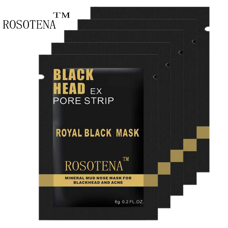 

30pcs/lot ROSOTENA Black Head Mask Face Care Facial Blackhead Remover Nose Acne Treatments Deep Cleansing Mineral Mud EX Pore Strips Cleaner