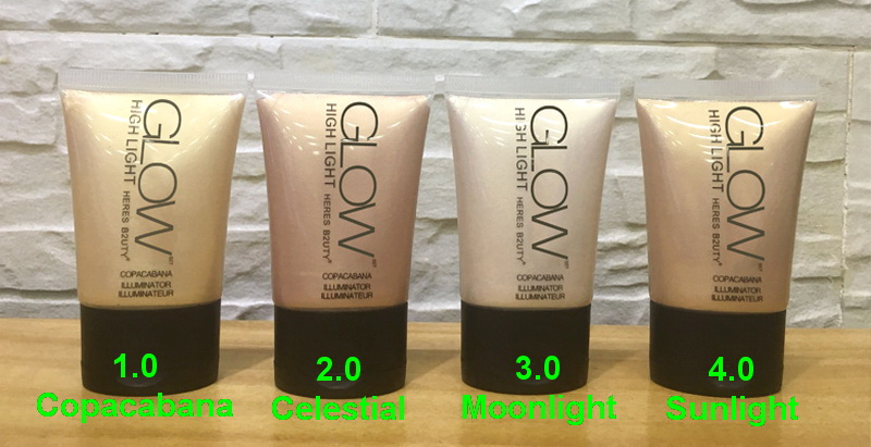 

Glow Highlight Prime Face Brighten Contour Cream Bronzer Shimmer Liquid Base 30ML Have 4 Differen Color, Mixed color