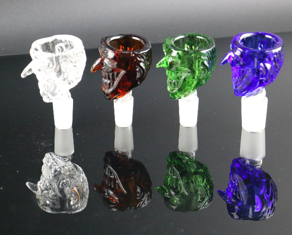 

Smoking 14mm Bowls nose Moai Design 14&18mm Thick Heavy Glass Bowl